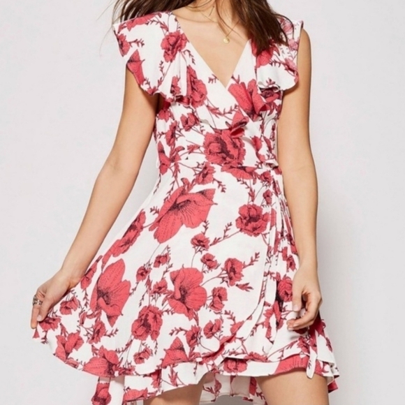 Free People French Quarter Wrap Dress S - Picture 1 of 6